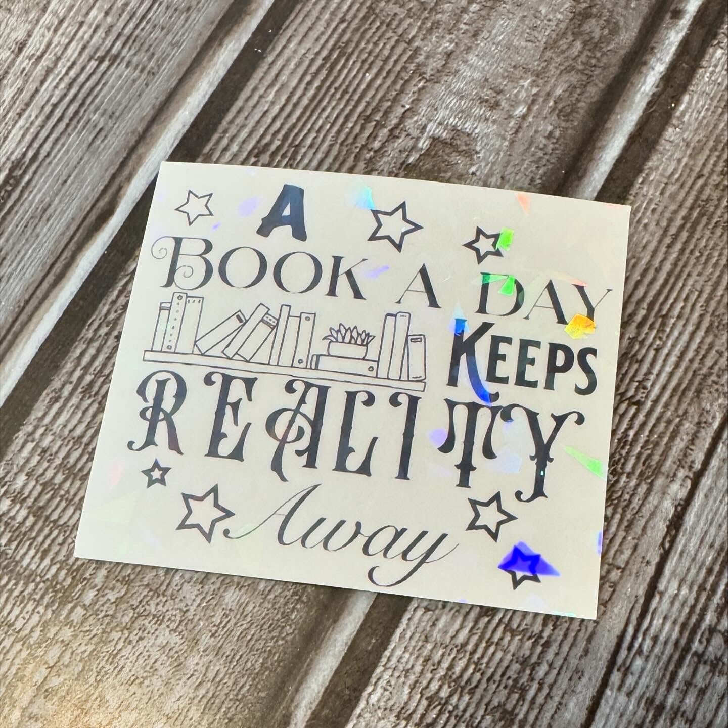 A Book a Day Sticker