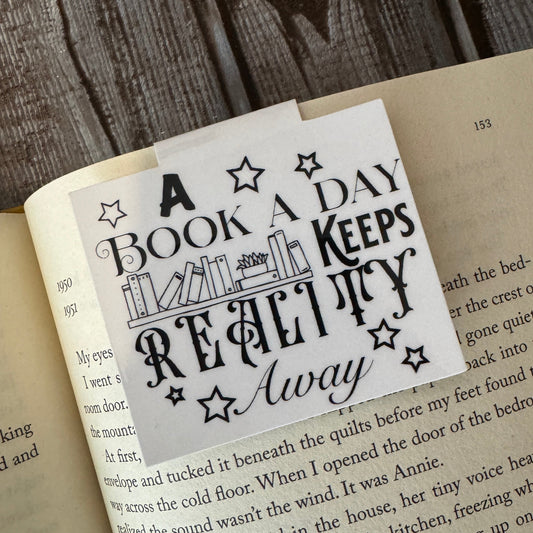 A Book a Day Magnetic Bookmark