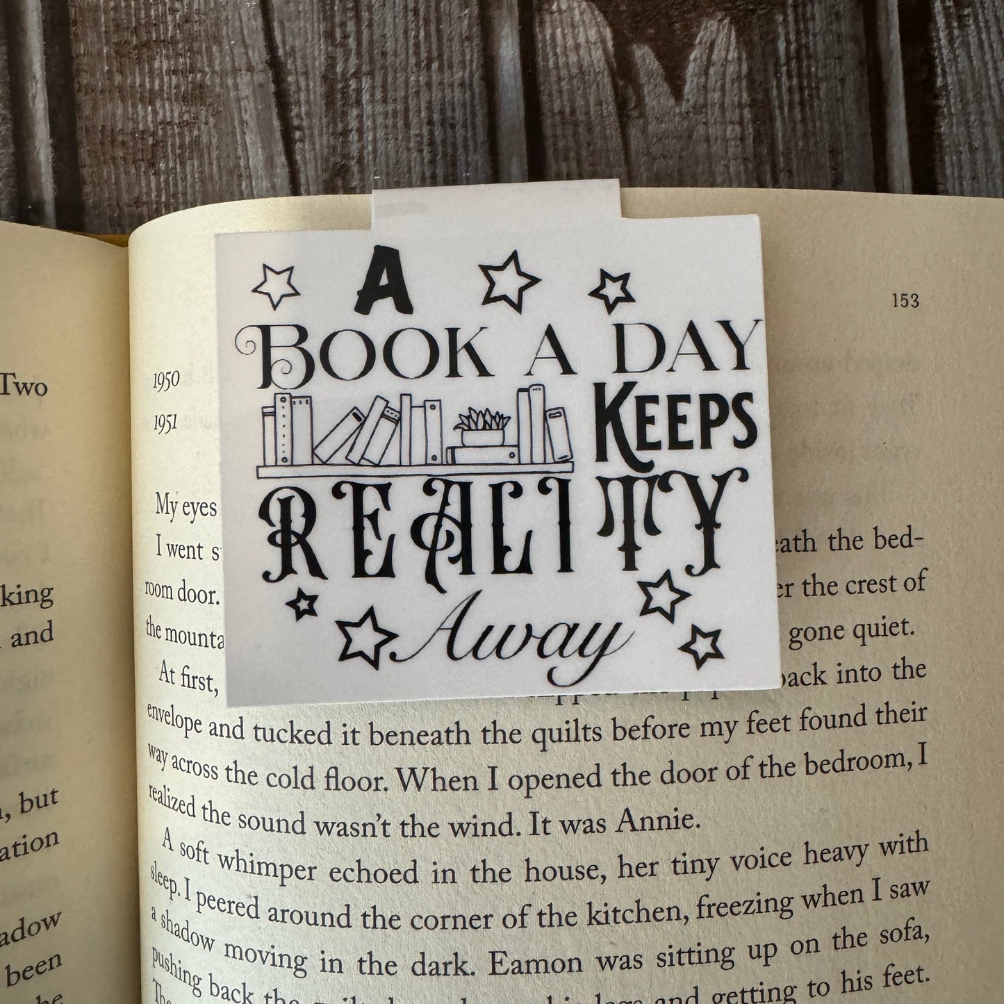 A Book A Day Magnetic Bookmark