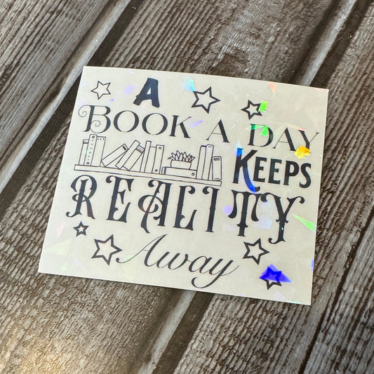 A Book A Day Sticker