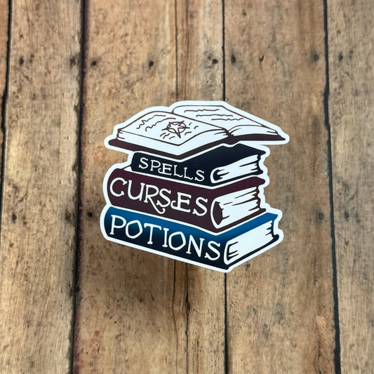 Witches Books Stickers