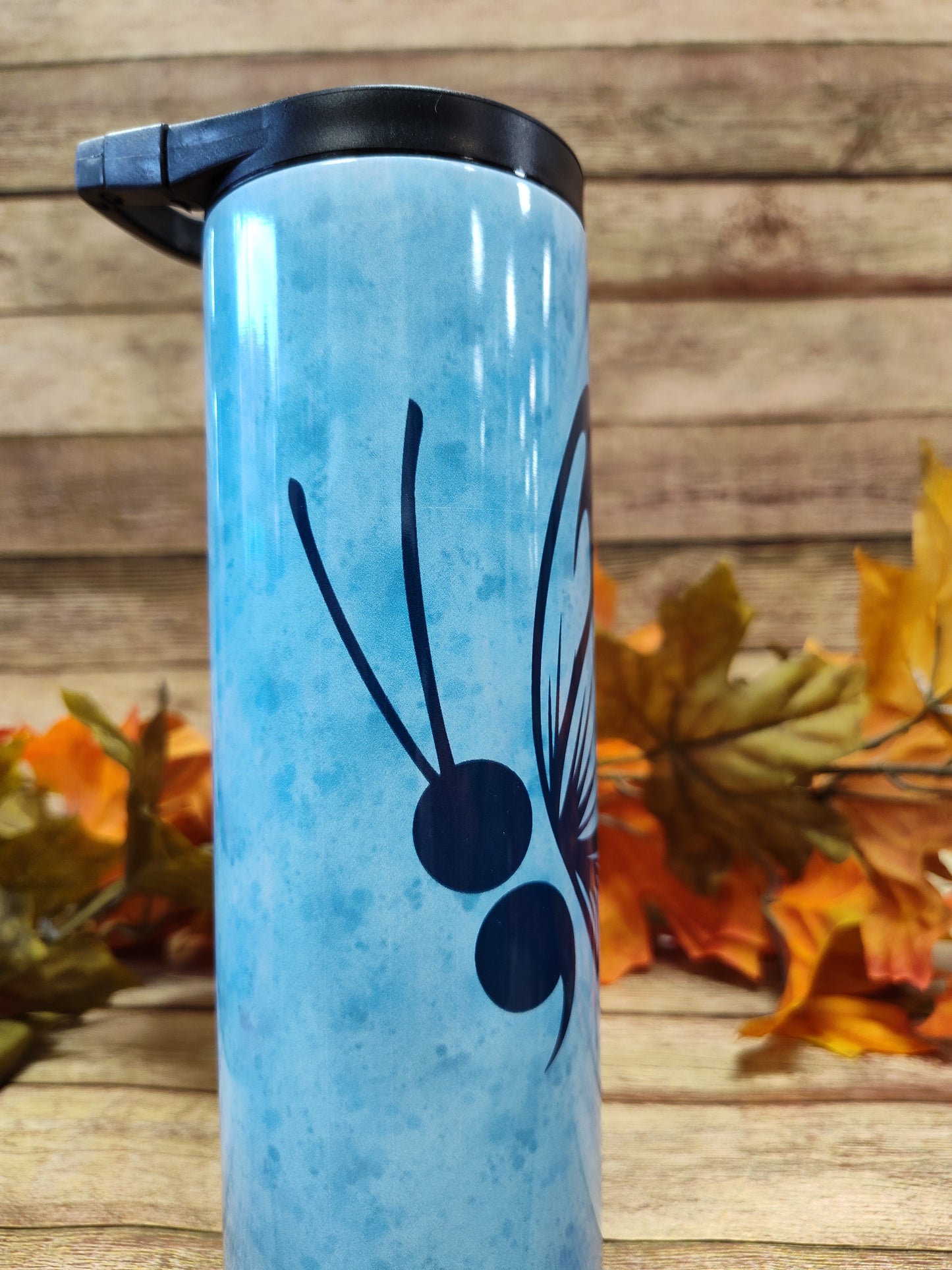 Semicolon Butterfly Tumbler